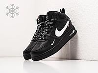 Зимние Кроссовки Nike Air Force 1 Mid 37/Черный