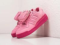 Кроссовки Prada x Adidas Forum Low 36/Розовый