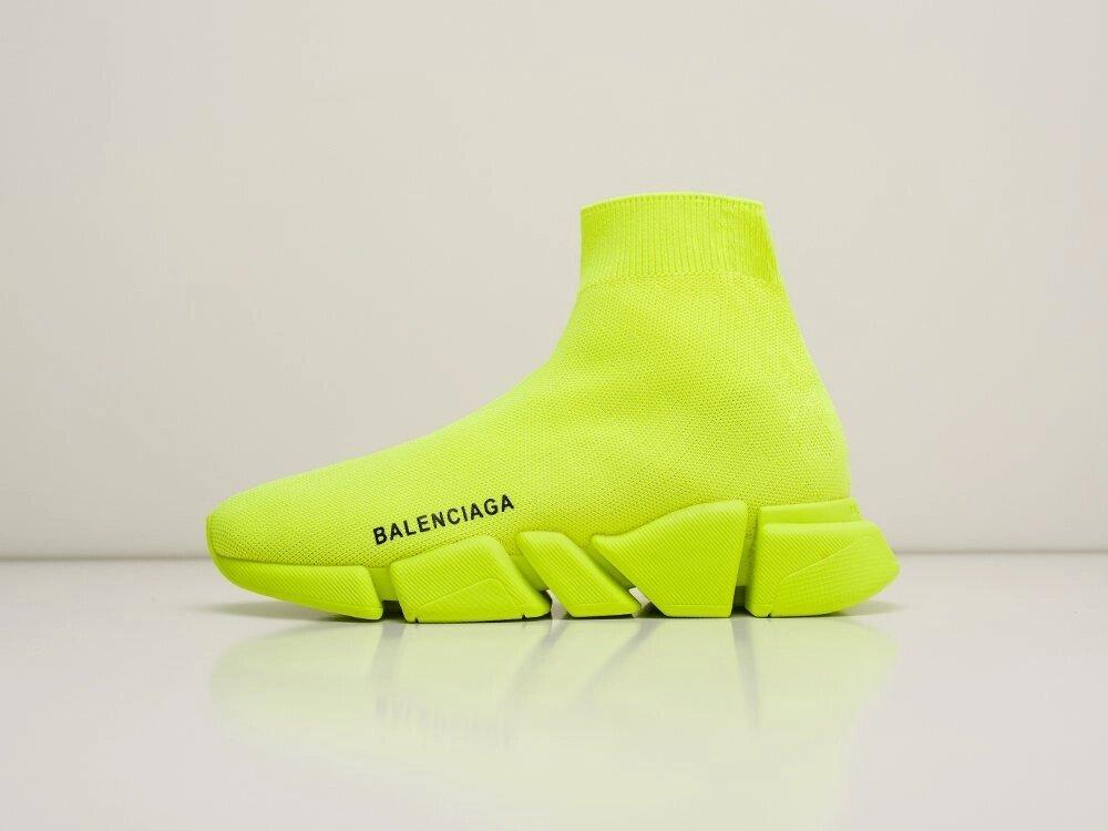 Кроссовки Balenciaga Speed 2,0 38/Зеленый - фото 4 - id-p116169575