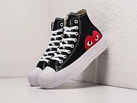 CDG Play x Converse Chuck Taylor Collection 36 кроссовкалары/Қара