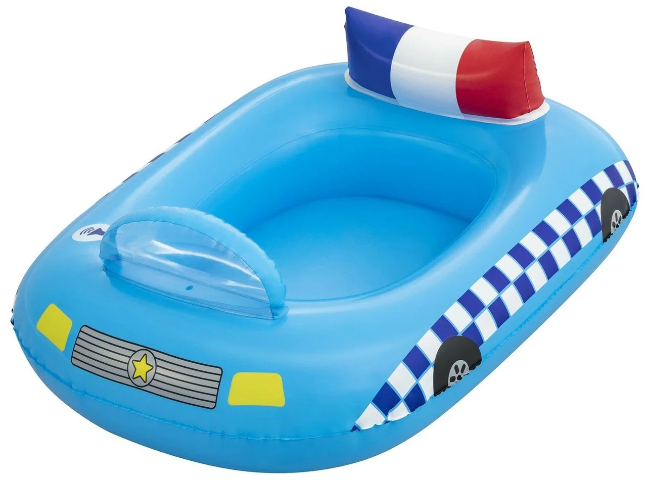 Лодочка надувная Beatway Police Car с динамиком, фото 1