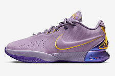 Баскетбольные кроссовки Nike LeBron 21 “Violet Dust”, фото 2