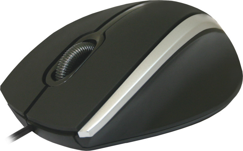 Мышь проводная Defender MM-340 черный+серый - фото 2 - id-p116253307