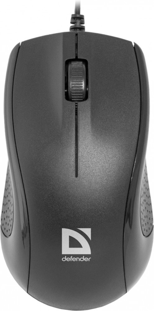 Мышь проводная DEFENDER Optimum MB-160, USB, черная - фото 1 - id-p116253313