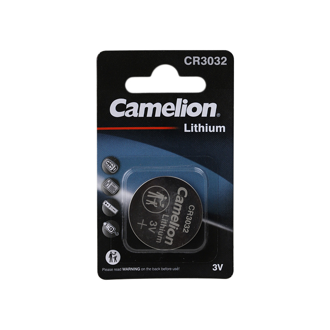 Camelion CR2032-BP1 Батарейка Lithium Battery, CR2032, 3V, 580 mAh, 1 шт.