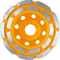 INGCO Чашка алмазная шлифовальная двухрядная 125х22 мм /