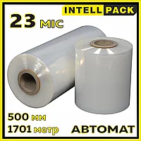 Стрейч-пленка автомат машинной обмотки 500мм 23мкр 1701м для автоматической паллетной упаковки, стретч 14mic