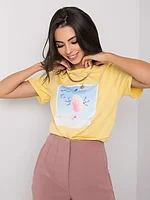 T-shirt-PM-TS-SS21CA59.01P-żółty