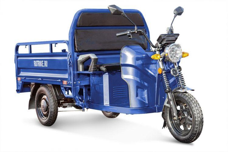 Электротрицикл грузовой Rutrike Мастер 1500 (60V1000W) (Темно-синий матовый)