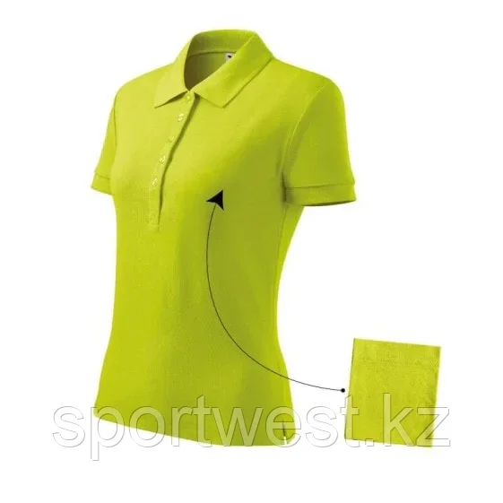 Malfini Cotton W MLI-21362 polo shirt lime - фото 1 - id-p116254028