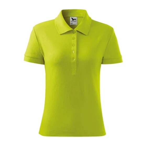 Malfini Cotton W MLI-21362 polo shirt lime - фото 3 - id-p116254028