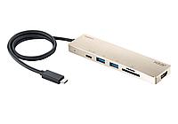 USB-C порты және қуатты ткізу (Power Pass-Through) функциясы бар к п портты шағын қондыру станциясы UH3239