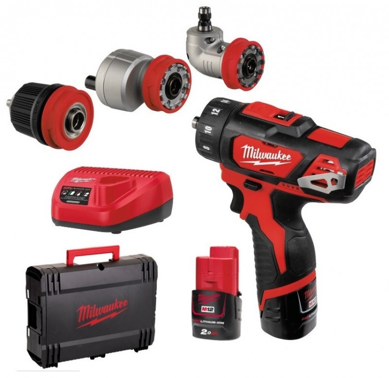 Дрель Milwaukee M12 BDDXKIT-202C (4933447836), фото 1