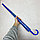 Зонт детский Мстители трость 85 см синий с пластиковым чехлом, фото 7
