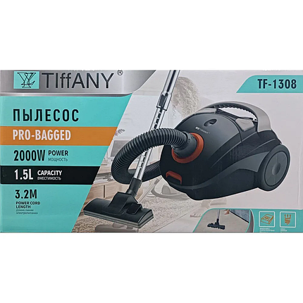 Пылесос Tiffany TF-3008 черный, фото 2