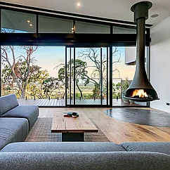 Центральный камин JC Bordelet TATIANA 997 360°