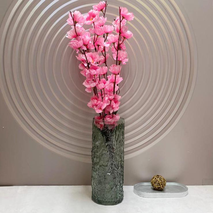 Искусственные цветы ветка сакуры 55 см розовые - фото 2 - id-p116231931