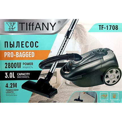 Пылесос Tiffany TF-1708 черный, фото 2