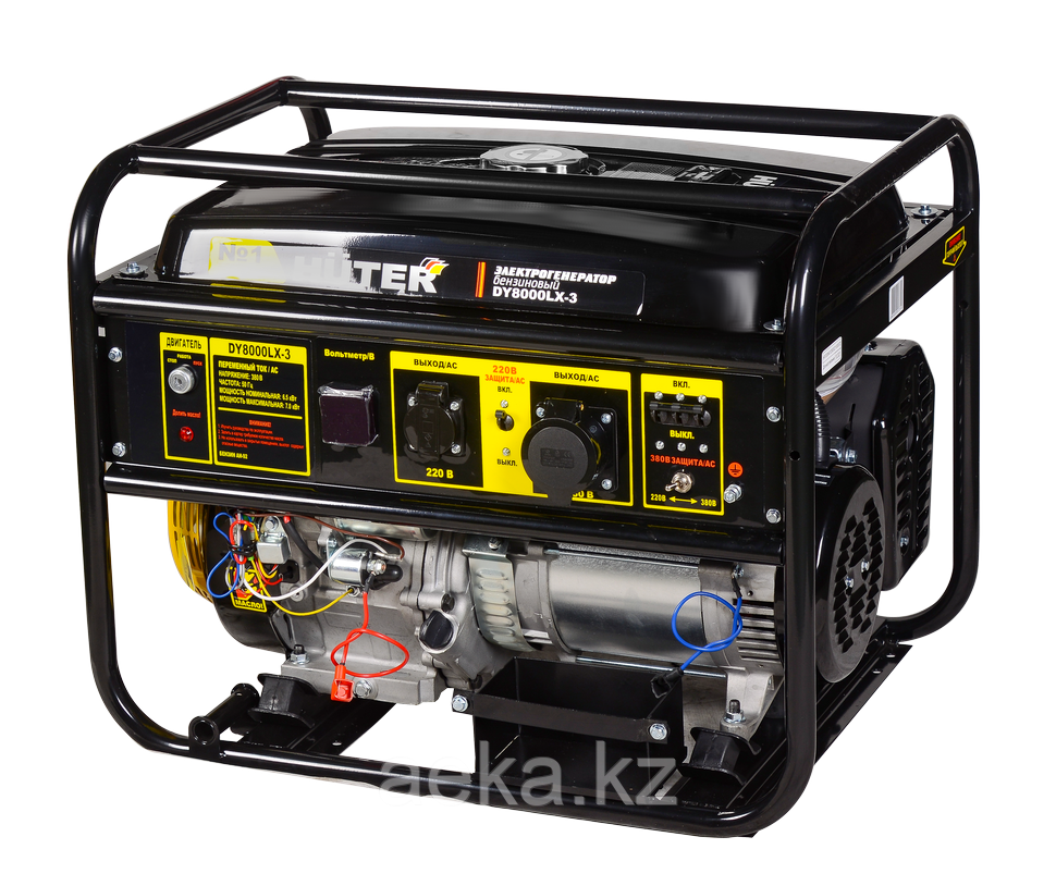 Бензиновый генератор Huter DY8000LX-3 380в - фото 2 - id-p101834777