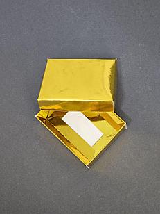 Коробка крышка+дно 9,5*7,5*2,5см золото