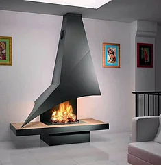 Настенный камин ELISA 981 без стекла