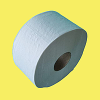 Туалетная бумага двухслойная 150 метров с втулкой 80 мм для диспенсеров Джамбо. BMJ-1150