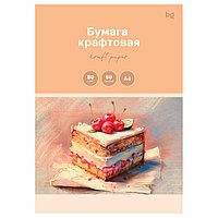 Бумага крафт, 50л., А4 BG, для печати и эскизов, 80г/м2