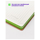 Записная книжка А5 80л., кожзам, Berlingo "Green Series", зеленый срез, светло-коричневый, фото 8