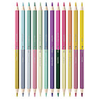 Карандаши цветные пастельные двусторонние Berlingo "SuperSoft. Pastel", 24цв., 12шт., заточен., евро, фото 2