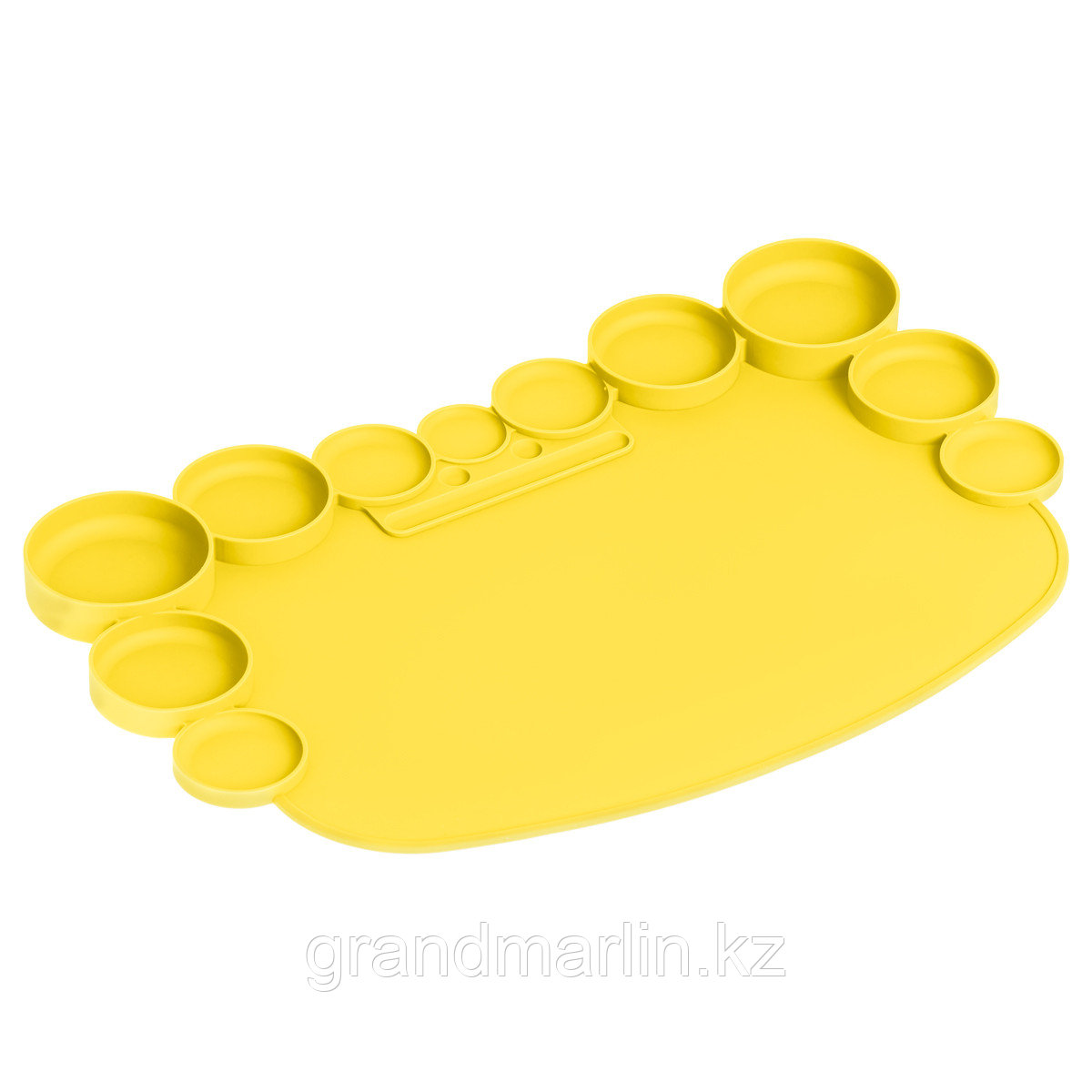 Коврик для творчества Мульти-Пульти силиконовый, желтый, 345*230мм, европодвес - фото 1 - id-p116183970