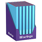 Папка с 30 вкладышами Berlingo "Haze", 17мм, 600мкм, с внутр. карманом, голубая, софт-тач, фото 4