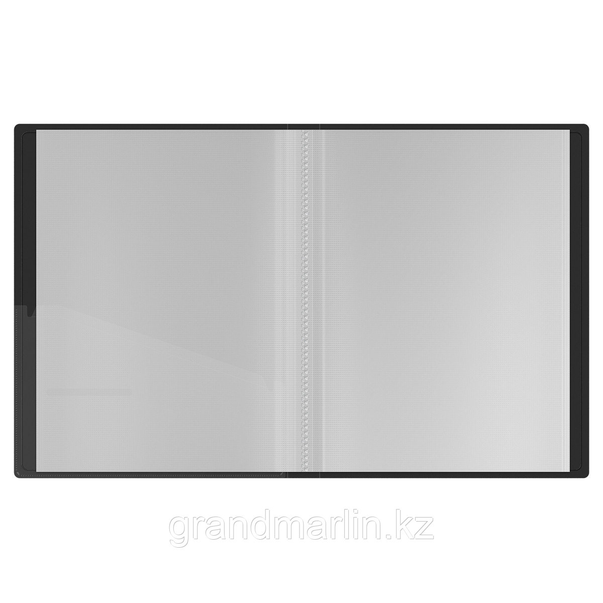 Папка с 60 вкладышами Berlingo "Soft Touch", 30мм, 700мкм, черная, с внутр. карманом - фото 2 - id-p116184083