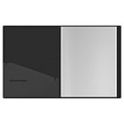 Папка с 80 вкладышами Berlingo "Soft Touch", 35мм, 800мкм, черная, с внутр. карманом, фото 3