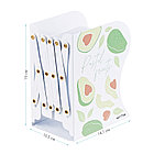Подставка для книг MESHU "Avocado", 3 отделения, раздвижная, фото 3