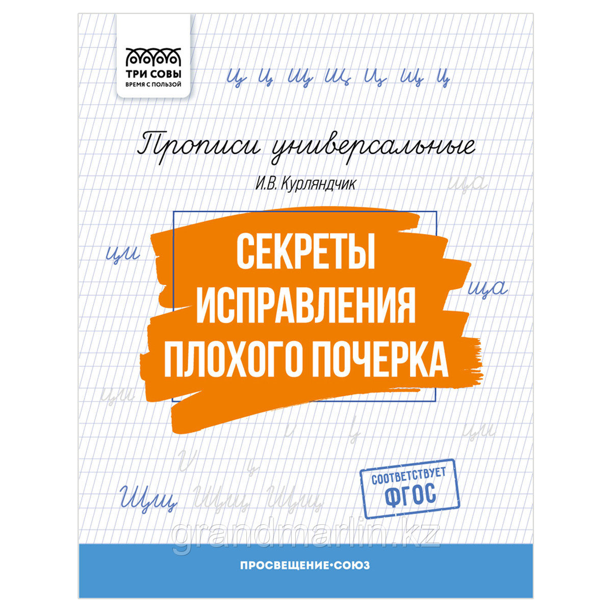 Прописи универсальные, А5 ТРИ СОВЫ "Секреты исправления плохого почерка", 16стр. - фото 1 - id-p116184127