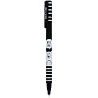 Ручка гелевая стираемая MESHU "Black&white" синяя, 0,5мм, корпус ассорти, софт-тач, фото 4
