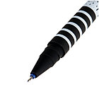 Ручка гелевая стираемая MESHU "Black&white" синяя, 0,5мм, корпус ассорти, софт-тач, фото 5