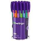 Ручка шариковая Berlingo "Aviator Envy" синяя, 0,7мм, грип, туба, фото 3