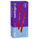 Ручка шариковая Berlingo "Aviator" красная, 0,7мм, грип, фото 3