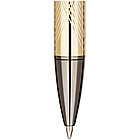 Ручка шариковая Delucci "Completo", синяя, 1,0мм, корпус золото/оружейный металл, поворотн., подар., фото 3