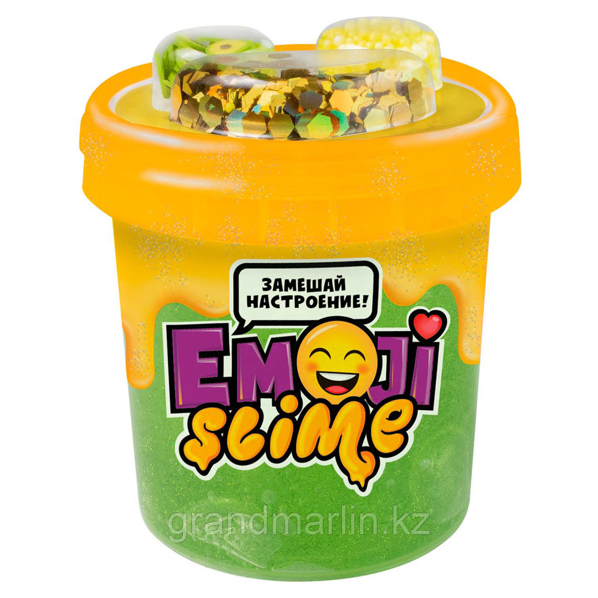 Слайм Slime "Emoji. Зеленый", 120г - фото 1 - id-p116184187