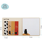 Флажки-закладки и самоклеящиеся блоки в наборе MESHU "Right cat", 74*74мм, 60*15мм, 25л., европодвес, фото 2