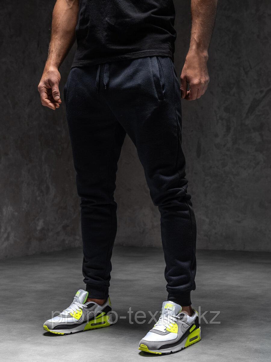 Пошив трикотажные брюки | Спортивные джоггеры штаны темно-синего цвета на заказ