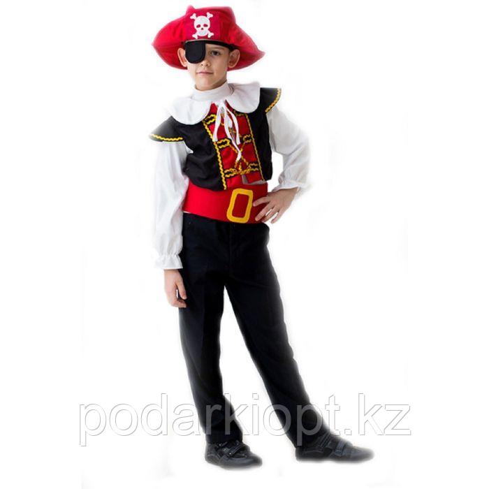 Карнавальный костюм «Отважный пират», 5-7 лет, рост 122-134 см - фото 1 - id-p116258057