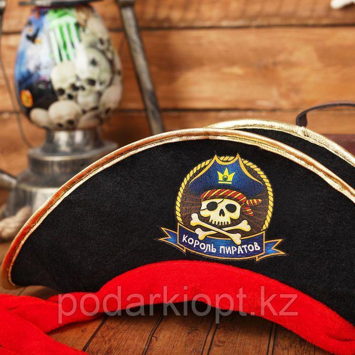 Шляпа пиратская «Король пиратов», детская, р-р. 52-54 - фото 3 - id-p116258803
