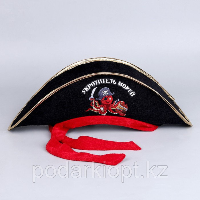 Шляпа пиратская «Укротитель морей», детская, р-р. 50-54 - фото 3 - id-p116258888