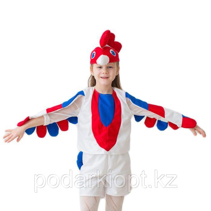 Карнавальный костюм «Петушок», 3-5 лет, рост 104-116 см, цвет белый - фото 1 - id-p116257766