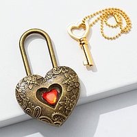 Замок свадебный с ключом «Любовь»