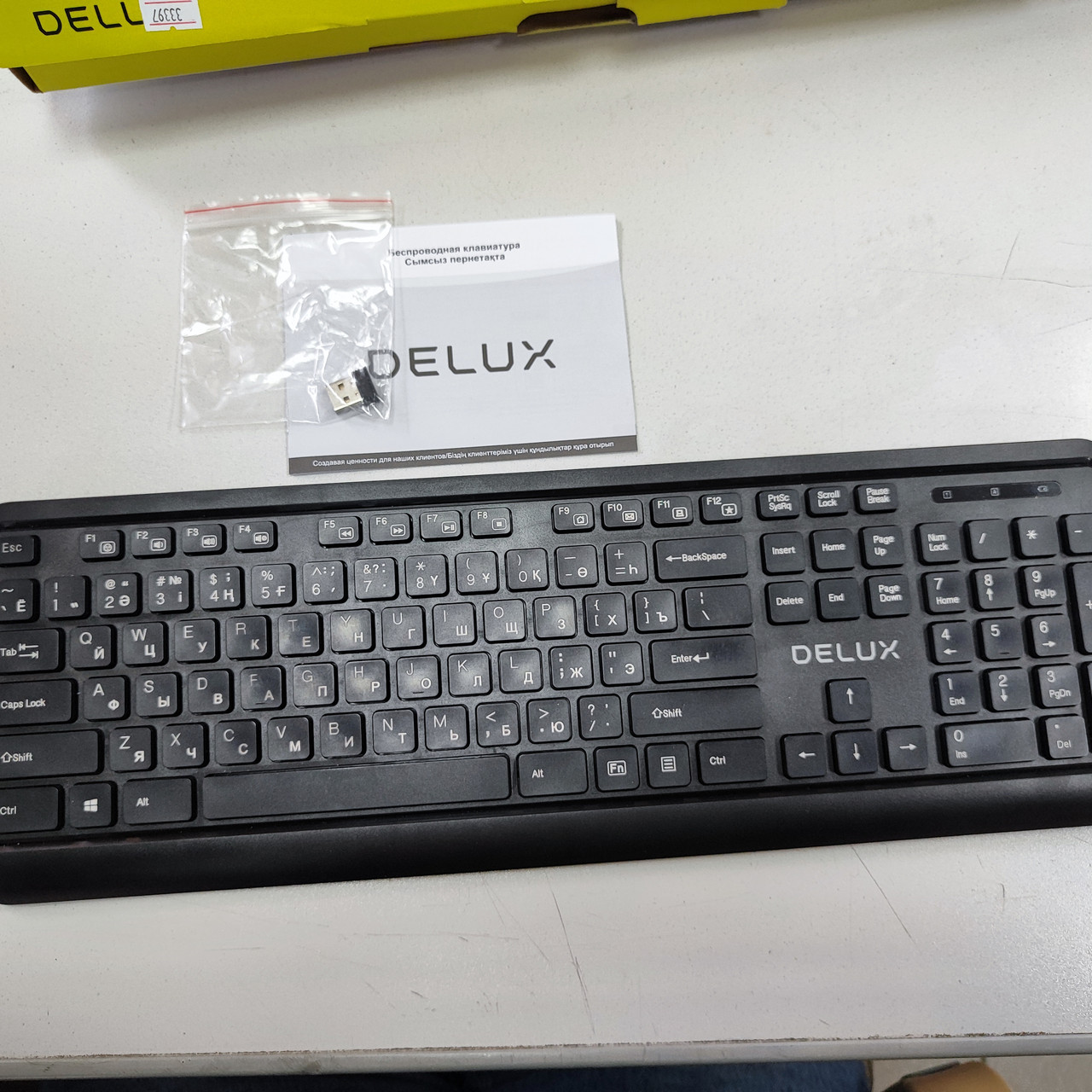 Клавиатура Delux DLK-1900OGB, Black, USB - фото 1 - id-p116261893