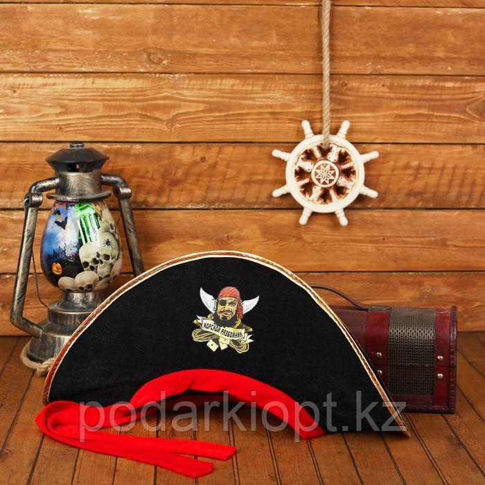 Шляпа пиратская «Морской разбойник», взрослая, р-р. 56-58 - фото 2 - id-p116258961